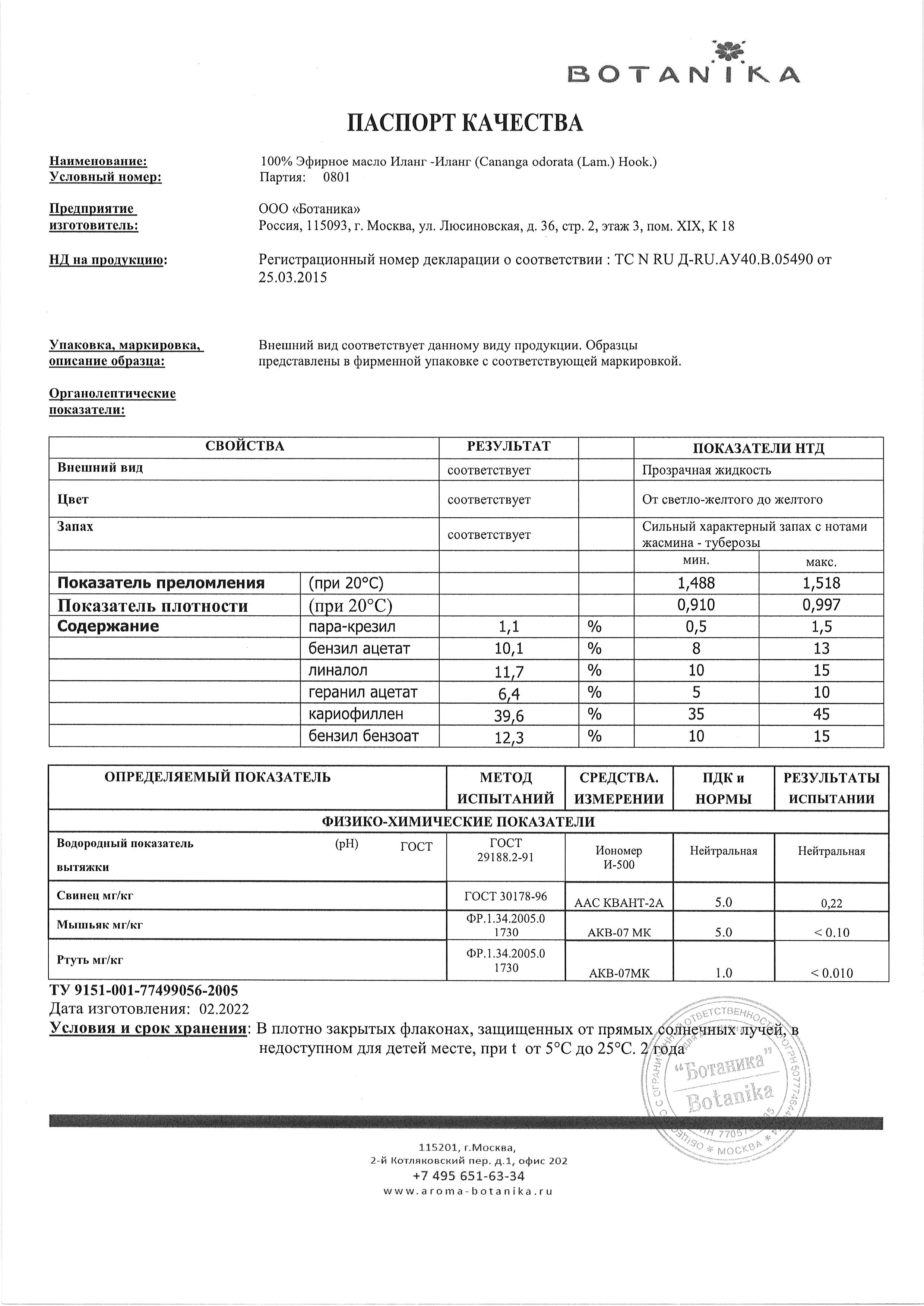 Паспорт №022022